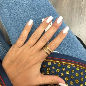 Gold Calvin Klein Ring size 6.5 TRENDY LUXURY